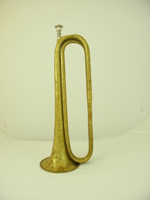 Traditional brass Cavalry Trumpet in E flat including mouthpiece