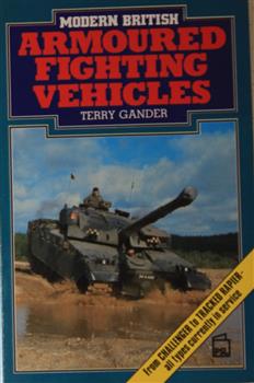 Paperback book detailing every armoured fighting vehicle in service with the British Army during 1980s
