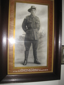 Portrait Photograph, J Williams, Trooper W S Shirley