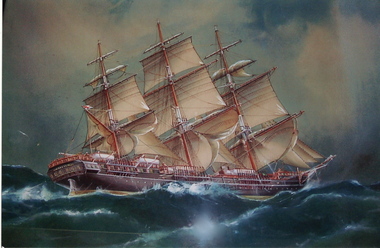 Print, A V Gregory, HMS Susan, 1934 (exact)