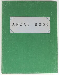 Book, The ANZAC Book, 1916