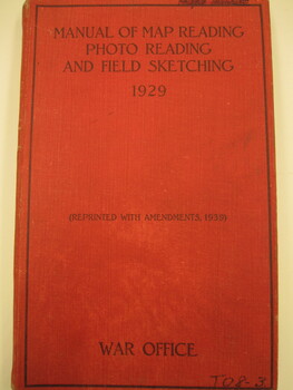 Manual of Map Reading, Photo Reading and Field Sketching1929
