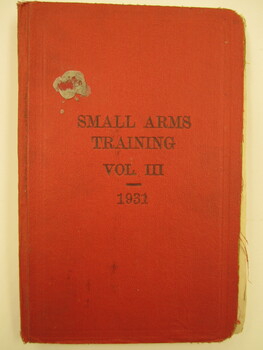 Small Arms Training Vol III 1931