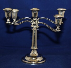 Domestic object - Silver Candelabra, 5 Stem