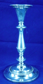 Domestic object - Silver Candelabra, 1 Stem