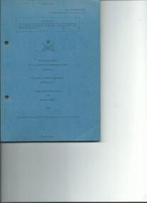 Booklet (2 copies), Royal Australian Armoured Corps Training Vol 3 Firing Techniques Pam No 2 Open Range Practices and Range Safety 1971, 1971
