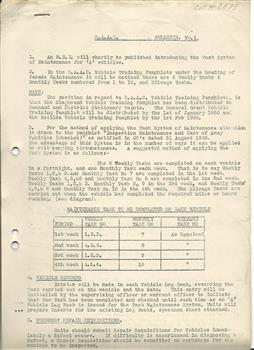 RAAC Bulletin No. 1