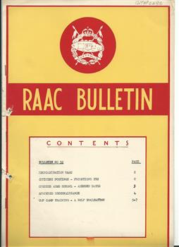 RAAC Bulletin No. 32