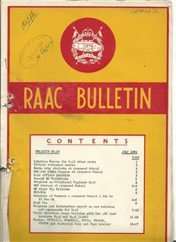 RAAC Bulletin No. 26