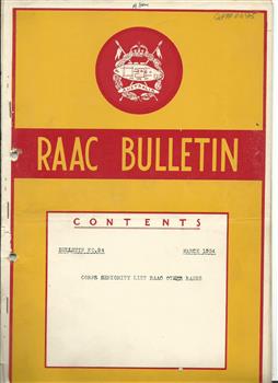 RAAC Bulletin No. 24 (2 copies)