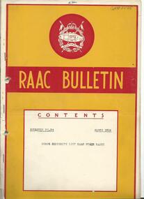 RAAC Bulletin No. 24 (2 copies)