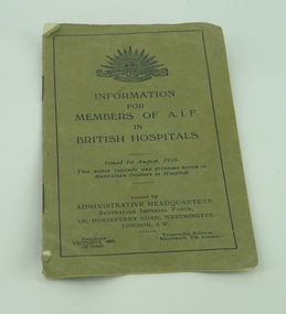 Information for members of AIF in British Hospitals