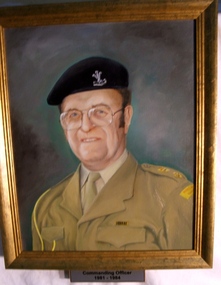 Painting - Portrait, J Williams, Lt-Col Fred Cron, Jan 2005