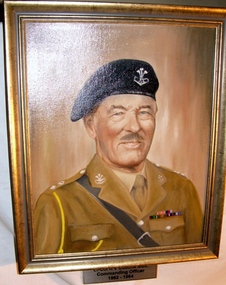 Painting - Portrait, Lt-Col R V Couche MBE