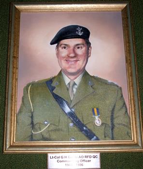 Lt-Col G H Garde RFD QC CO 1984 - 1986