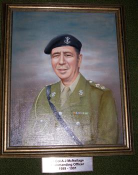 Lt-Col A J McNeilage CO 1989 - 1991