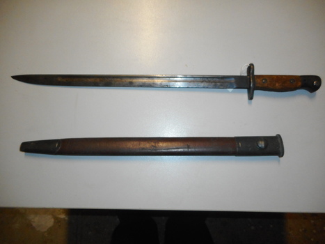 Bayonet Steel and Scabbard