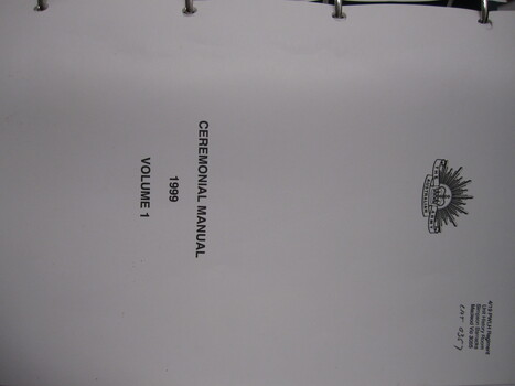 Ceremonial Manual 1999 Volume 1