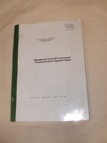 Audit Report on the Management of the M113 Armoured Personnel Carrier Upgrade Project