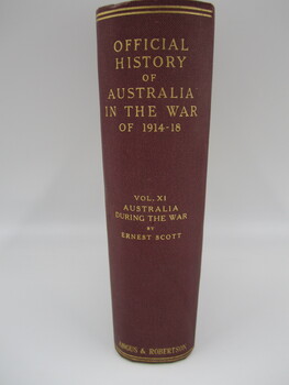 Vol XI Australia During the War