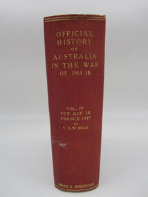 Volume IV The AIF in France 1917