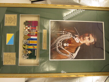 Service history and replica medals