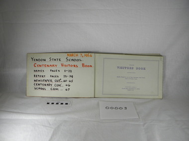 Visitors Book, school, Collins Bros, Stationers Pty. Limited, 1964 (estimated)