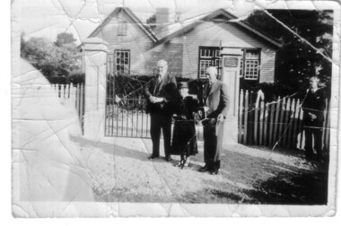 Photograph, Opening Commemorative Gates, Yendon State School, 1935