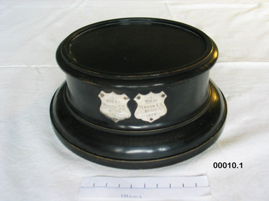 Trophy, base of school sports trophy, Fisken Cup, 1927 (estimated)