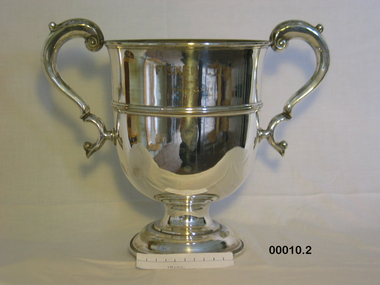 Trophy,  top of school sports trophy, Fisken Cup, 1927 (estimated)