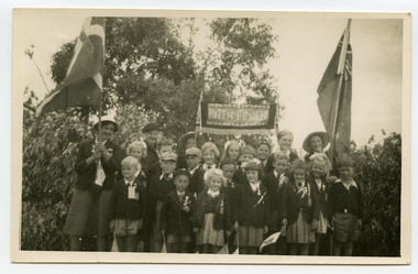 Mary Norman-Bail and Pupils, ca1950s, Mary Norman-Bail and Pathfinder School Pupils, ca1950s, c.1950s