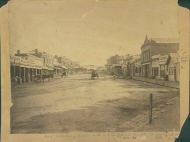 Barkly Street, Ararat, perhaps 1870s
