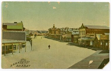 Postcard, Barkly Street Ararat