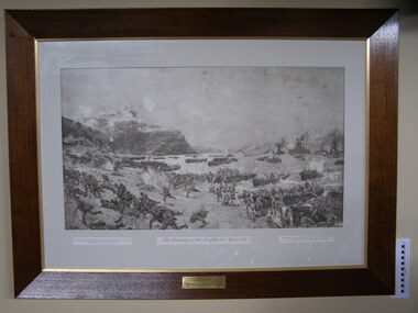 Print  Anzacs Landing at Gallipoli, Landing of the Anzacs 25 April 1915