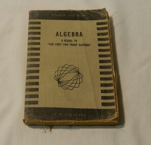 Book - Reference Maths, R. Wilson & A.D. Rose, Algebra A Sequel To