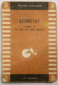 Book - Maths, R. Wilson & A.D. Rose, Geometry A Sequel To, 1950 onwards