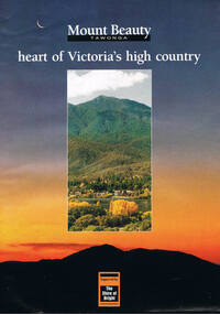 Poster Brochure, Mt Beauty Tawonga Heart Of Victoria's High Country, Circa 1995