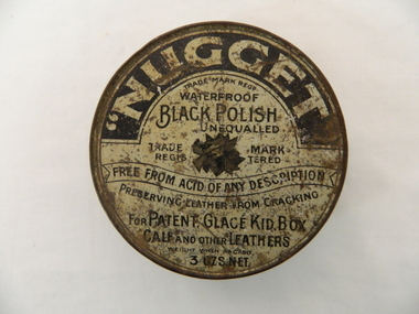 Tin Container Boot Polish
