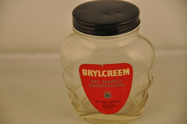Jar Brylcream- Personal Item, Circa mid 1900s