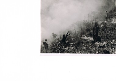 Photograph Fire Prevention Victorian Alps, Burning, Circa 1950
