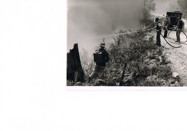 Photograph Fire Prevention Victorian Alps, Burning, Circa 1950