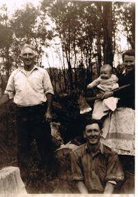 Photograph of Kiewa Valley Pioneer Family, Three Generations of Kiewa Valley Pioneer Family (Coopers), late 1900s'