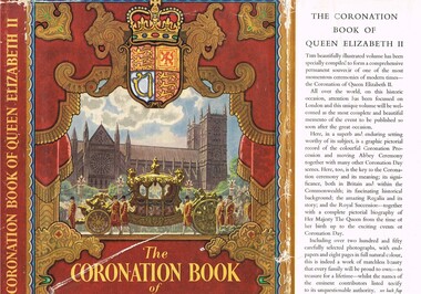 Book - History, The Coronation Book of Queen Elizabeth II, Circa 1952