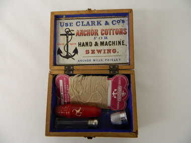 Box Sewing Kit, pre 1952