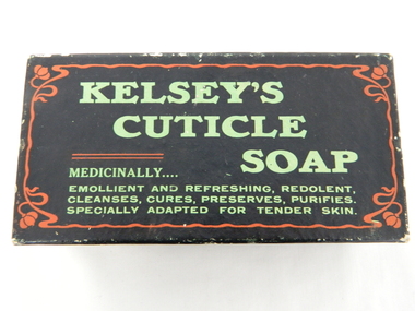 Box Cuticle Soap, mid to late 1900's