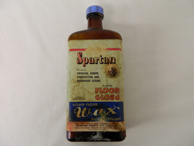 Bottle - Liquid Wax, mid 1900's