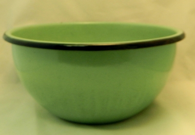 Bowl Enamel, unknown, circa mid to late 1900's