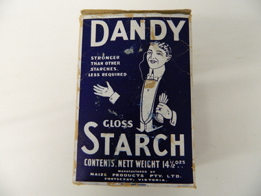 Box Starch, circa 1914 to late 1900's