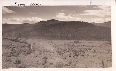 Photograph Farm Land, Kiewa, 25/8/38, circa 1938