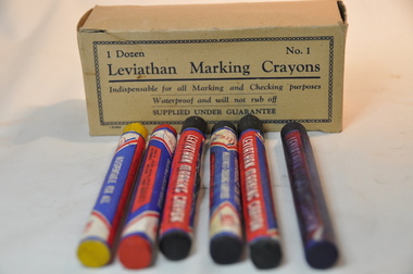 Box Crayons Marking, circa mid to late 1900's